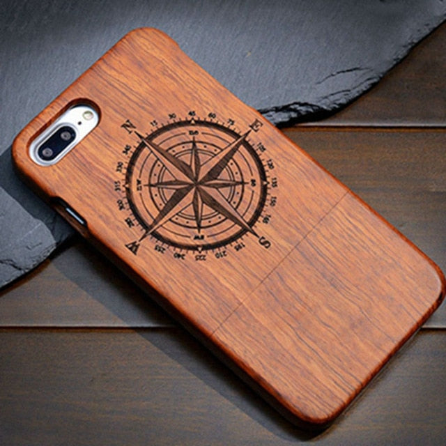 Wood Case For Samsung Galaxy S5 S6 S7 S8 S9 Edge Plus Note 3 8 9 Celular Phone Cases Cover 100% Natural Bamboo Carving Fundas