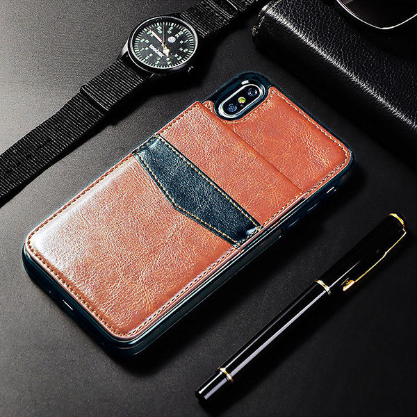Vertical Flip Card Holder Leather Phone Case For iPhone 11 6 6S Plus X XR XS Max Retro Cover For iPhone 7 8 Plus Wallet Pouch
