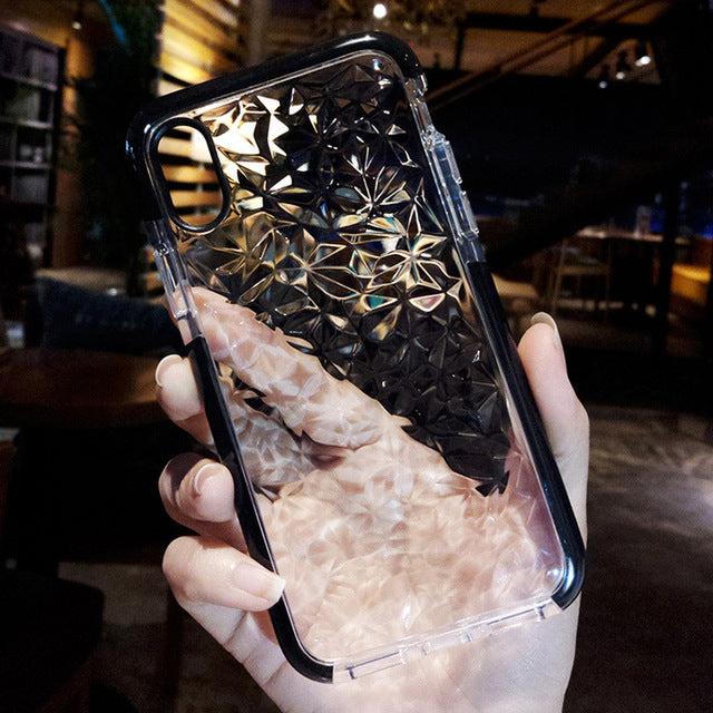Luxury Glitter Diamond Soft Case For iPhone 11 Pro X XR XS Max 6 7 8 Plus 3D Bling Crystal Holder For Samsung S8 S9 S10 Note10 9