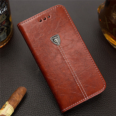 Tikitaka Flip Leather Phone Case For iPhone11 X XR XS MAX 11Pro 8Plus Wallet Card Slots Cases Soft Cover For iPhone 7 6 6s Plus