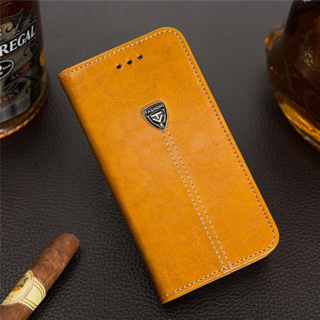 Tikitaka Flip Leather Phone Case For iPhone11 X XR XS MAX 11Pro 8Plus Wallet Card Slots Cases Soft Cover For iPhone 7 6 6s Plus