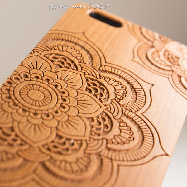 Karstadt Natural Wooden Bamboo Protector Hard Case Cover PC Bumper For iPhone 11 Pro X XR XS Max 5 5S SE 8 Plus 6 6S 8 7 Plus