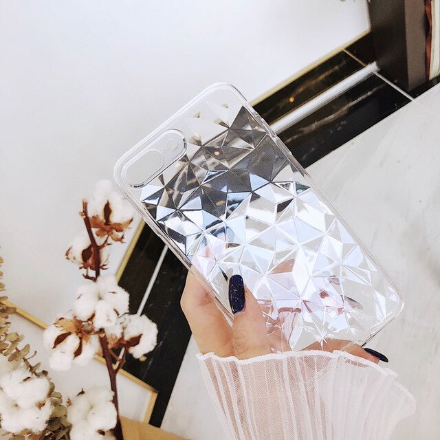 LOVECOM Diamond Pattern Phone Case For iPhone 11 Pro Max XS Max XR X 7 8 6 6S Plus Luxury Ultra Thin Soft TPU Back Cover Coque