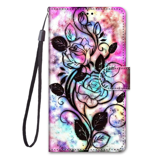 Wallet Case For Xiaomi Redmi 6a 6 Pro 7 7a Go K20 Pro Case Flip Phone Cover Luxury Leather Stand Protective Cart Slot Holder