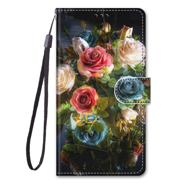 Wallet Case For Xiaomi Redmi 6a 6 Pro 7 7a Go K20 Pro Case Flip Phone Cover Luxury Leather Stand Protective Cart Slot Holder