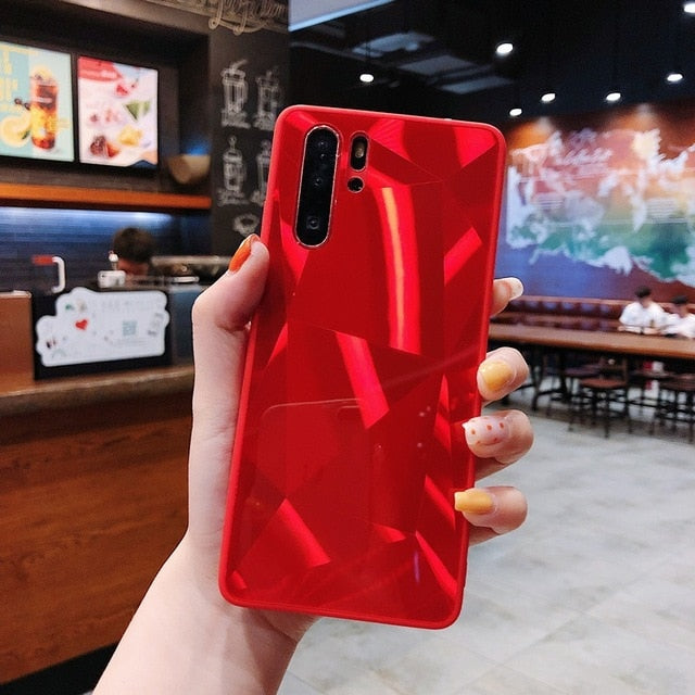 Diamond Mirror Case for Samsung A70 A50 A10 A30 A20 Soft Covers on Galaxy A6 A8 Plus 2018 S8 S9 S10 Plus S10e Note 10 8 9 Case