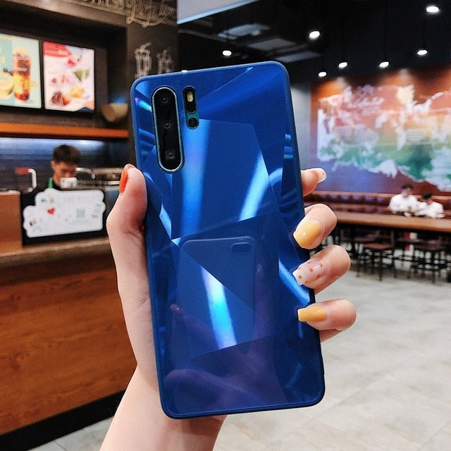 Diamond Mirror Case for Samsung A70 A50 A10 A30 A20 Soft Covers on Galaxy A6 A8 Plus 2018 S8 S9 S10 Plus S10e Note 10 8 9 Case