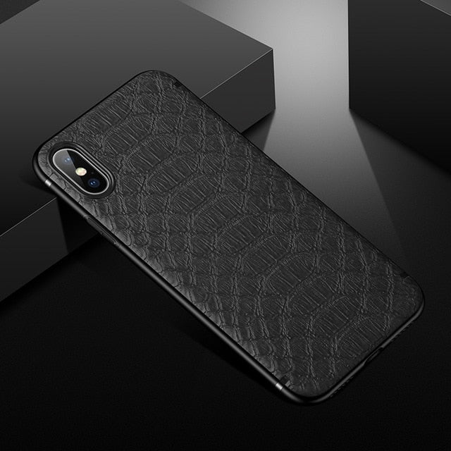 GTWIN Crocodile Texture Phone Case With Magnetic for iphone 11 Pro Max X XR XS Max 6 7 8 Plus Solid Color Soft Cover Funda Capa