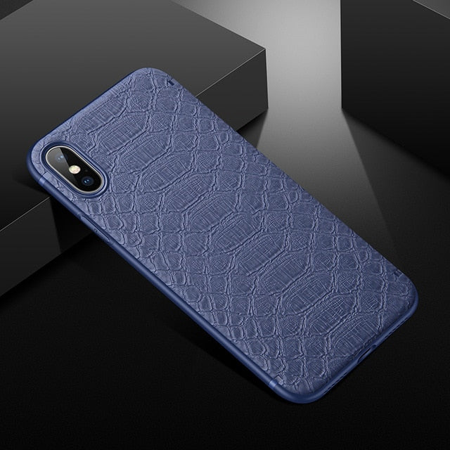 GTWIN Crocodile Texture Phone Case With Magnetic for iphone 11 Pro Max X XR XS Max 6 7 8 Plus Solid Color Soft Cover Funda Capa