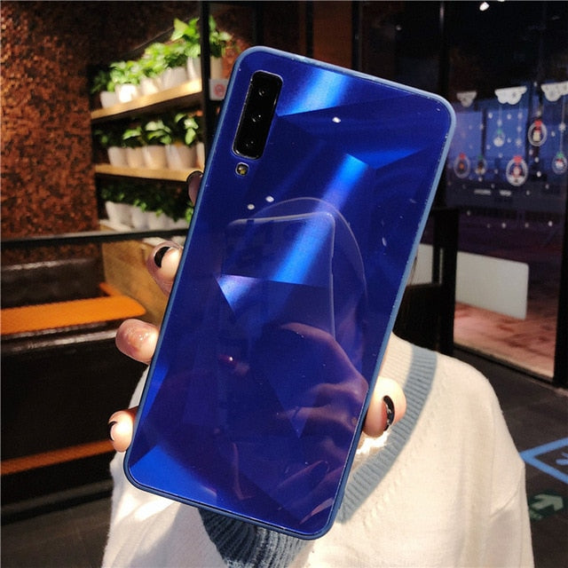 3D Diamond prism holographic laser Case For Samsung A10 A20 A30 A50 A70 A90 M20 A7 A9 2018 S10 Plus Note 10 Soft edge Phone Case