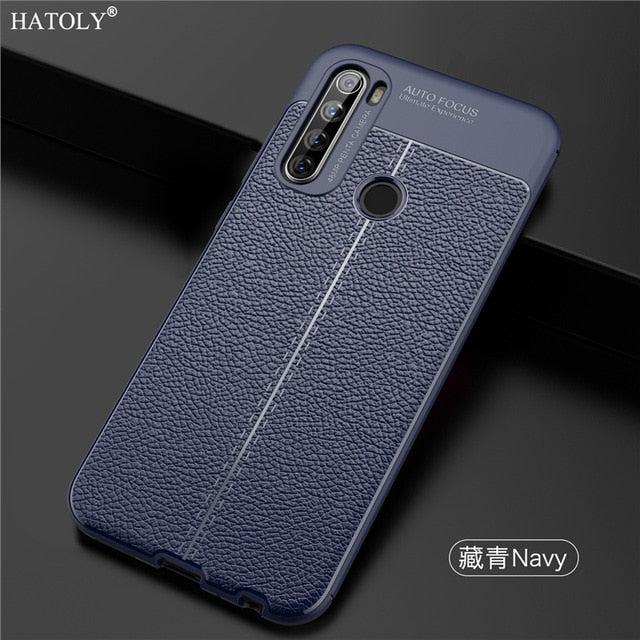 For Xiaomi Redmi Note 8T Case Cover Luxury Leather Soft Silicone Back Cover Redmi Note 8 T Phone Bumper Case For Redmi Note 8T