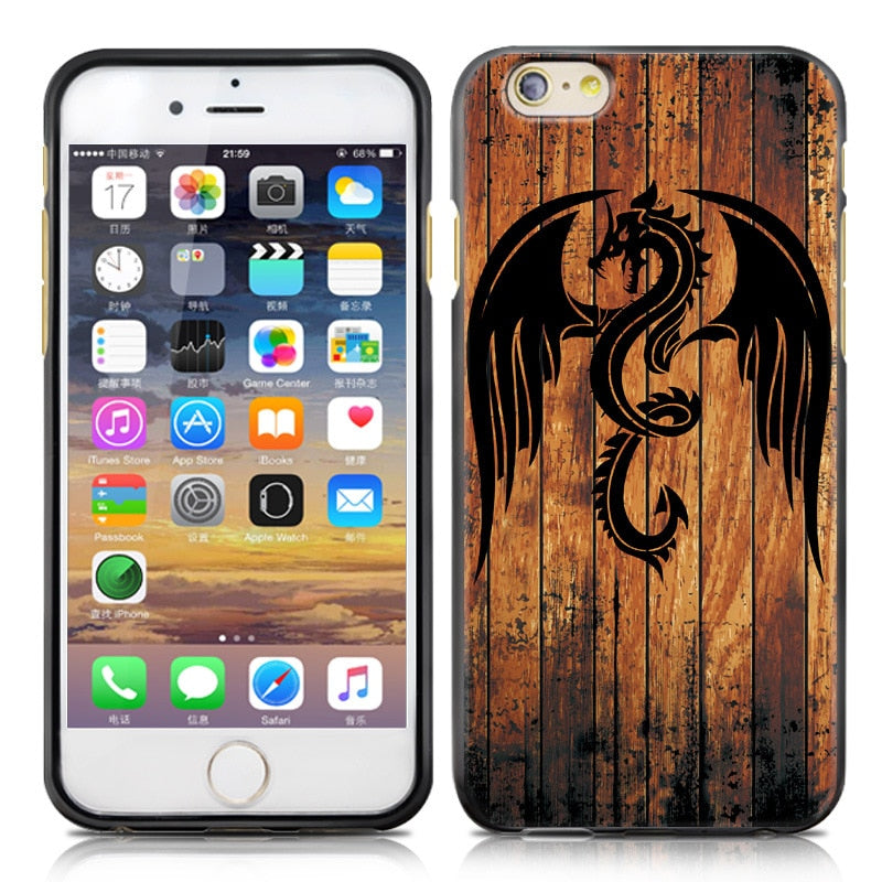 Fashion Phone Case For iPhone 8 Plus 7 Plus 6 6S Plus 5 5S SE Bamboo Wood Grain Soft Back Shell Cover For iPhone 7 8 Plus Case