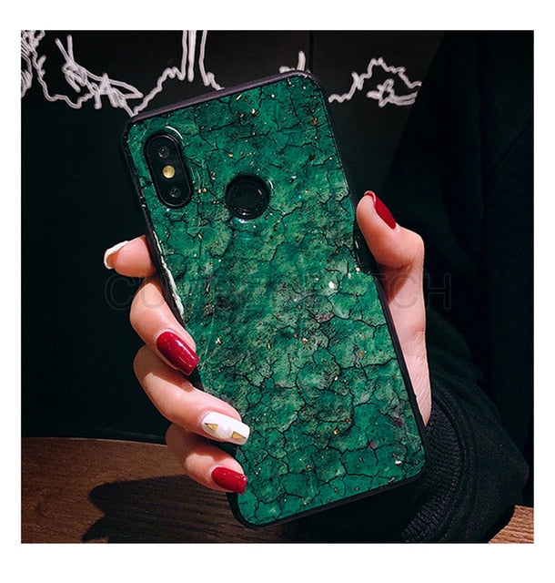 Luxury Diamond Marble Glitter silicon phone case for Samsung Galaxy S9 S8 S9 Plus S7 edge holder ring Cover For Samsung Note 8 9