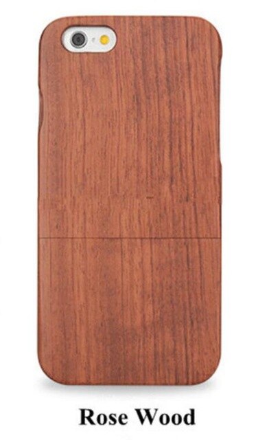 LANCHE Natural Wood Case For iPhone 7 6 6s 8 Plus 5 5s SE Case Durable Real Rosew Bamboo Walnut Wooden Phone Cover For iPhone X