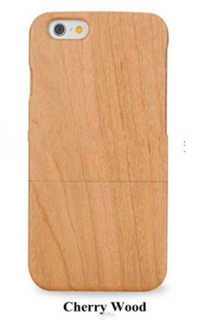 LANCHE Natural Wood Case For iPhone 7 6 6s 8 Plus 5 5s SE Case Durable Real Rosew Bamboo Walnut Wooden Phone Cover For iPhone X