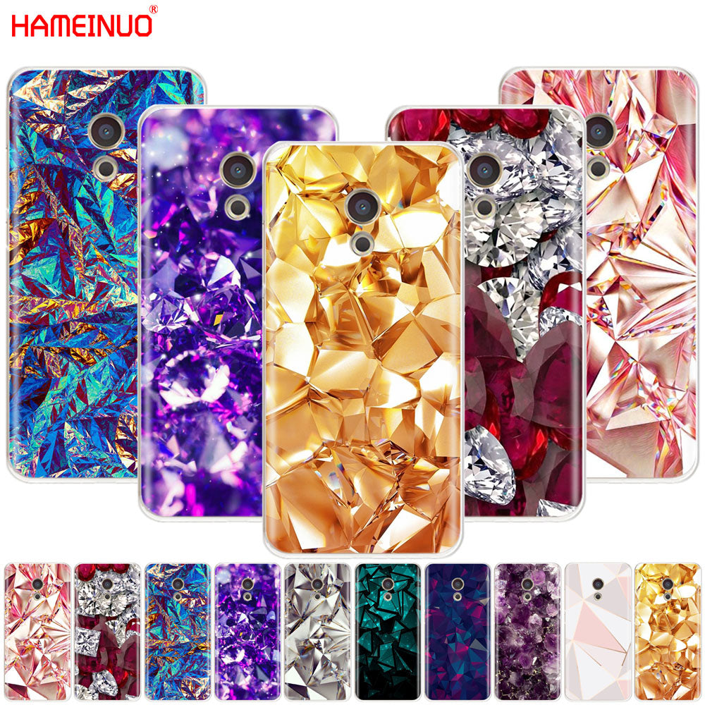 HAMEINUO Crystal Diamond Cover phone Case for Meizu M6 M5 M5S M2 M3 M3S MX4 MX5 MX6 PRO 6 5 U10 U20 note plus
