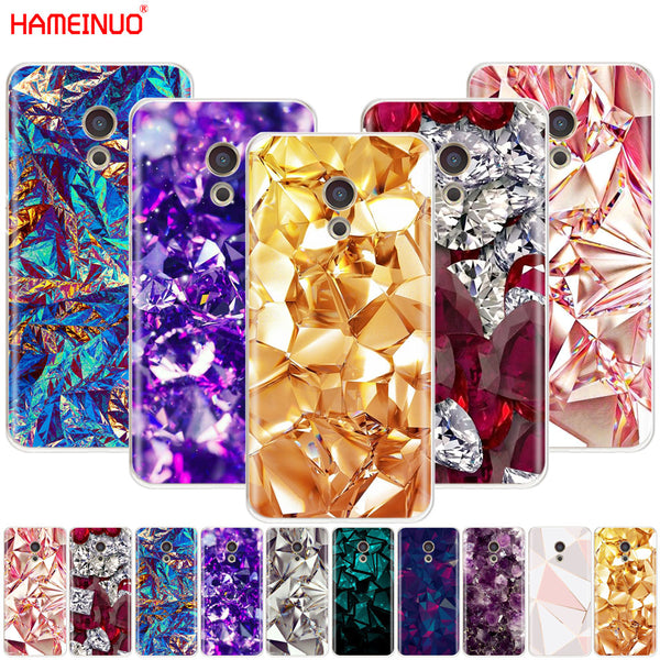 HAMEINUO Crystal Diamond Cover phone Case for Meizu M6 M5 M5S M2 M3 M3S MX4 MX5 MX6 PRO 6 5 U10 U20 note plus