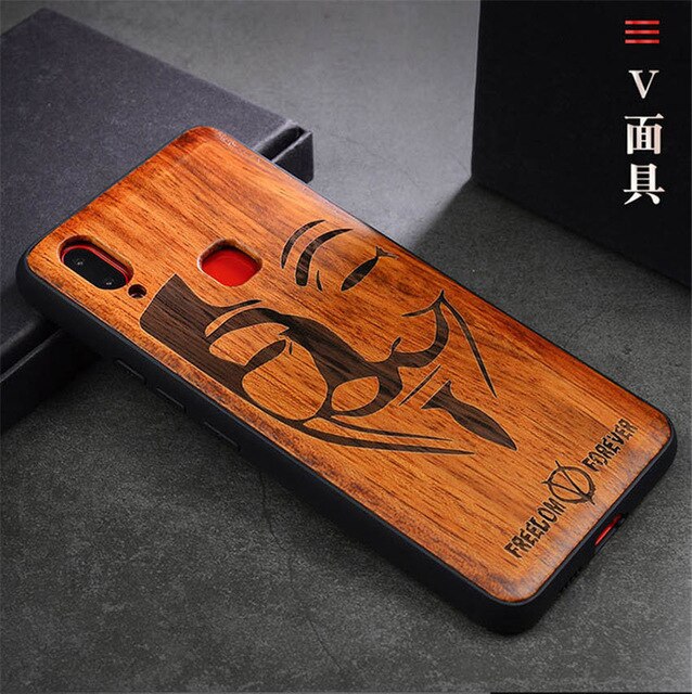 2018 New VIVO NEX S Case Slim Wood Back Cover TPU Bumper Case For VIVO NEX S Phone Cases VIVO NEX