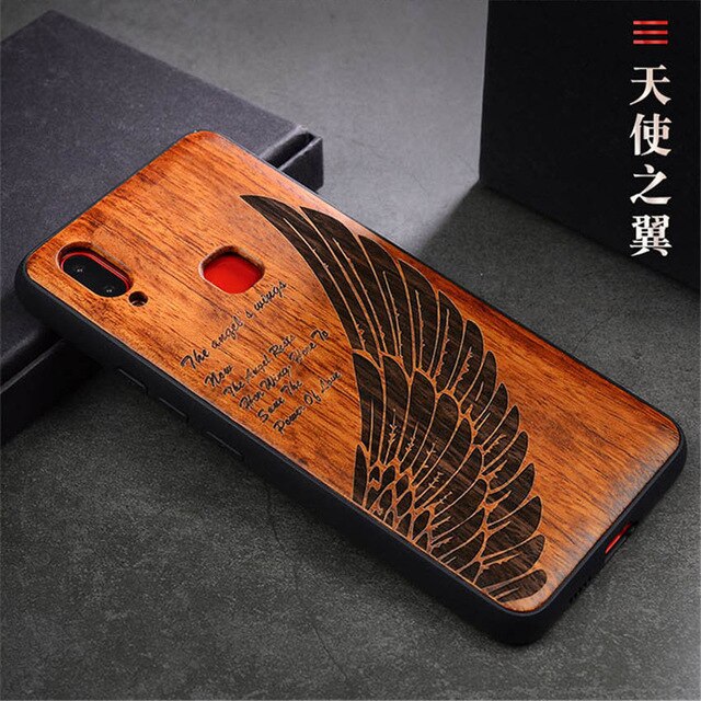 2018 New VIVO NEX S Case Slim Wood Back Cover TPU Bumper Case For VIVO NEX S Phone Cases VIVO NEX