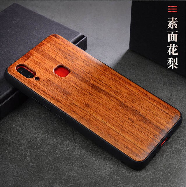 2018 New VIVO NEX S Case Slim Wood Back Cover TPU Bumper Case For VIVO NEX S Phone Cases VIVO NEX