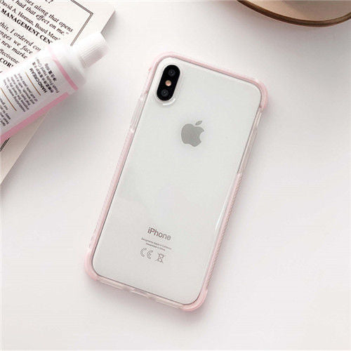Shining Glitter Powder diamond Phone Case For iPhone X XR XS Max 8 7 Plus 6 6SPlus Transparent Soft Shockproof Back Cover