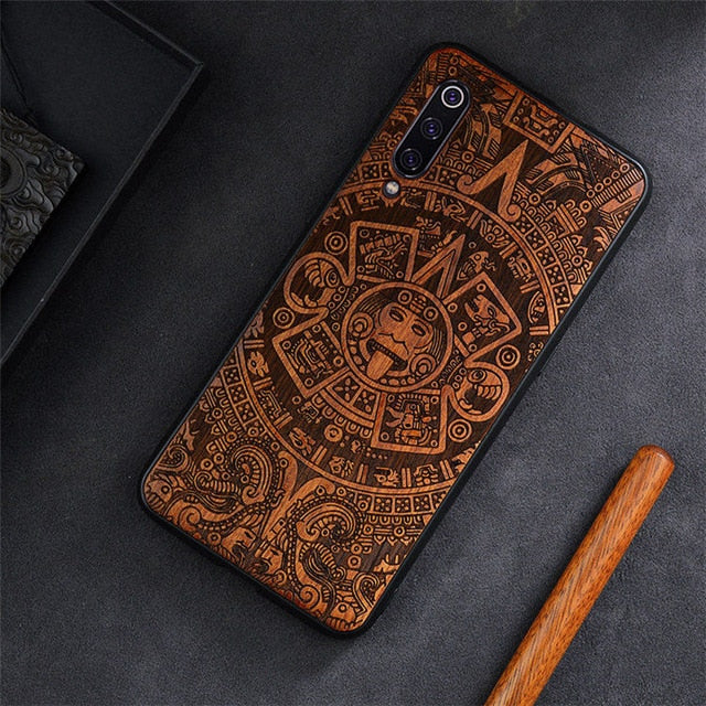 2019 New For Xiaomi Mi 9 Case Slim Wood Back Cover TPU Bumper Case On Xiaomi Mi 9 Lite Xiomi Mi9 SE Phone Cases