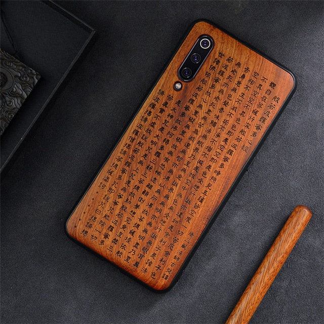 2019 New For Xiaomi Mi 9 Case Slim Wood Back Cover TPU Bumper Case On Xiaomi Mi 9 Lite Xiomi Mi9 SE Phone Cases