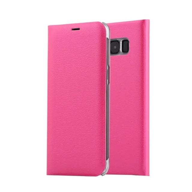 Flip Wallet Leather Case For Samsung Galaxy S10 S8 S9 Plus A7 A8 2018 A3 A5 J3 J5 2016 J7 2017 S6 S7 Edge Note9 S10e Slim Cases